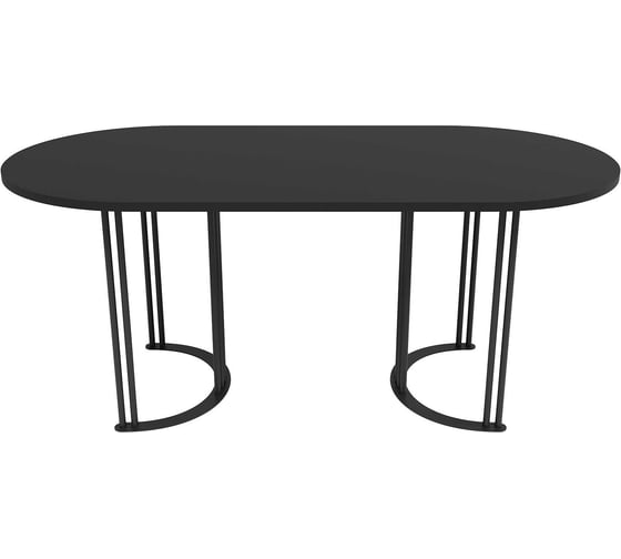 Изображение товара Стол овальный с металлическим подстольем GENGLASS VIOLUR GGT-20-2-2-18090