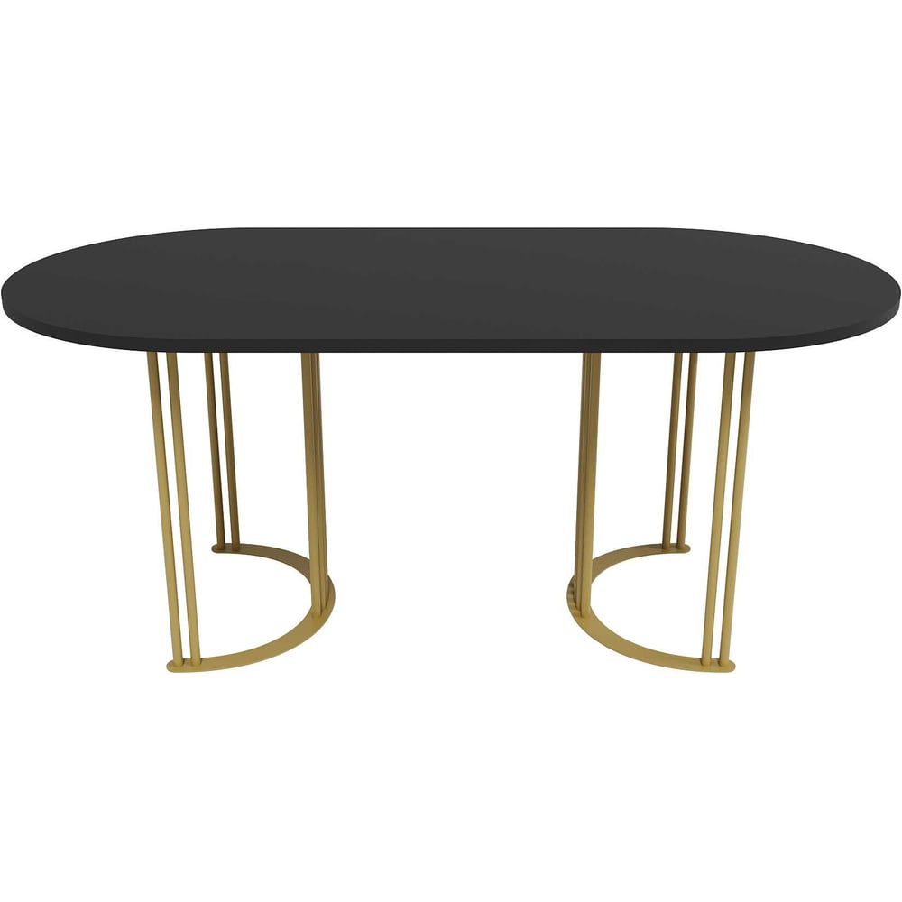 Изображение товара Овальный стол из ЛДСП и металла GENGLASS VIOLUR GGT-20-1-2-18090