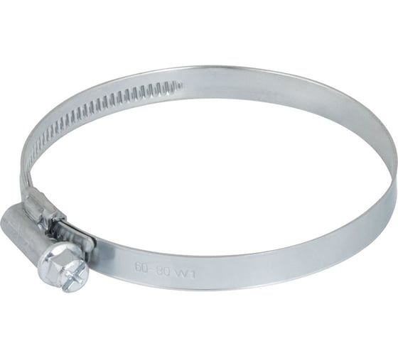 Изображение товара Хомут червячный KLIP 27125-2 60-80/9 мм, 2 шт тов-221403
