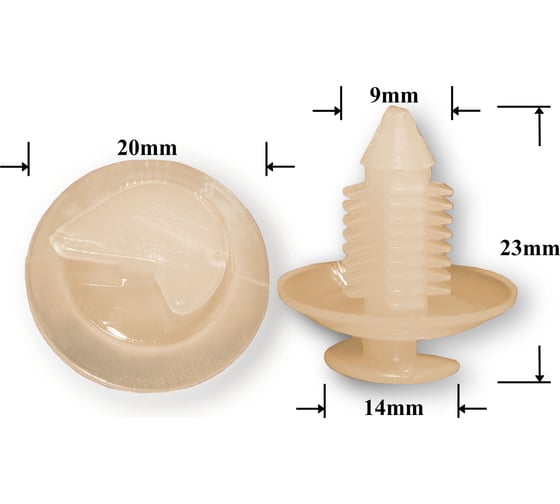 Изображение товара Пистон обивки двери 2108-ЧЕЛЯБИНСК Крепавто RP1160