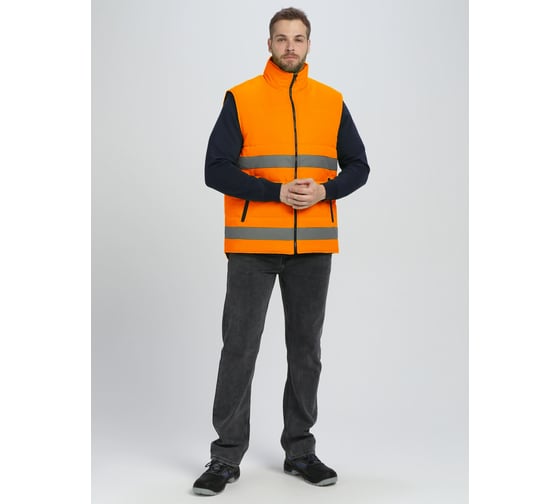 Изображение товара Утепленный жилет Факел сигнальный Ярксион СОП (тк.OxLine,90), оранжевый 87489118.007