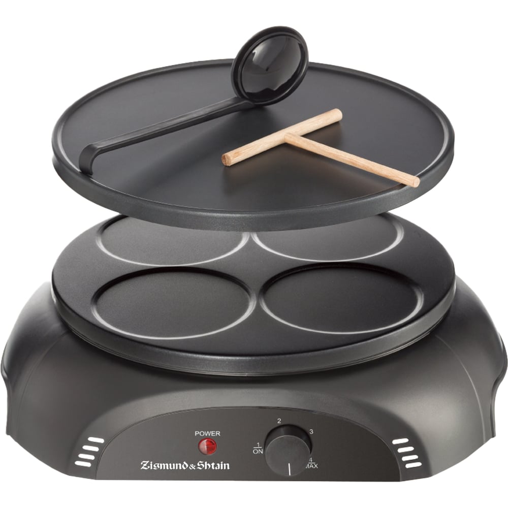 Изображение товара Блинница Zigmund & Shtain ZGP-621 настольная мощная с тестораспределителем