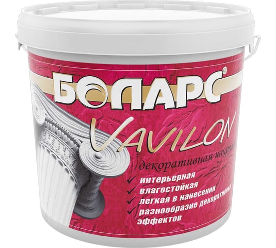 Изображение товара Декоративная шпатлевка БОЛАРС VAVILON 2100 15 кг 00000006996