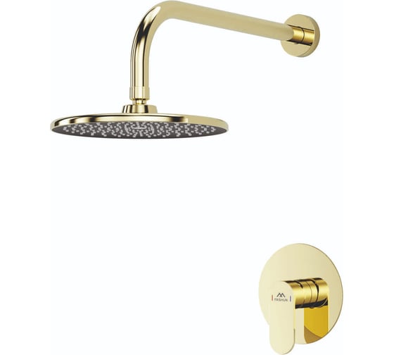 Изображение товара Смеситель встраиваемый душевой FASHUN в комплекте с верхней лейкой A7185-35