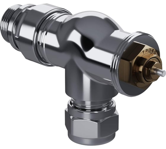 Изображение товара Набор термостатический осевой Royal Thermo Design Pro 15мм М30x1.5, хром НС-1646643