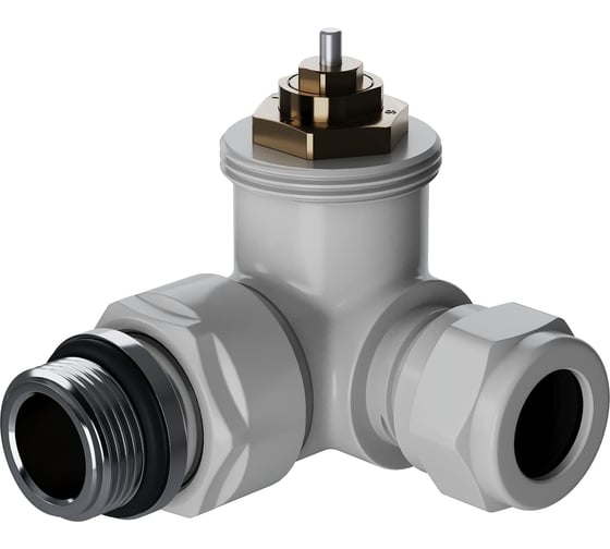 Изображение товара Набор термостатический трехосевой Royal Thermo Design Pro 15мм М30x1.5, белый НС-1646645