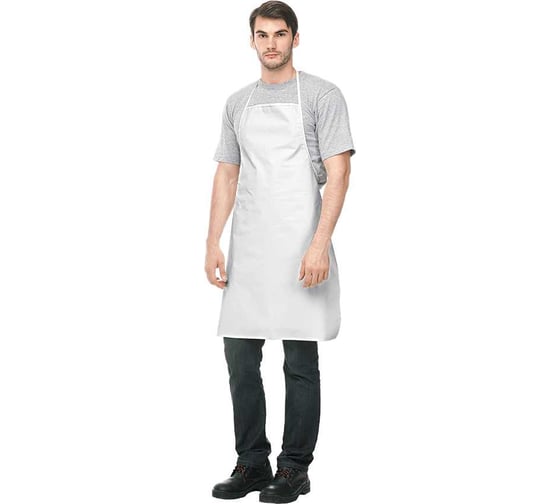 Изображение товара Фартук ГК Спецобъединение ПВХ белый (1, 1) Фар 014/1, 1