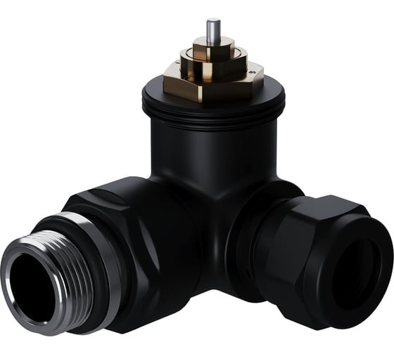 Изображение товара Набор термостатический трехосевой Royal Thermo Design Pro 15мм М30x1.5, черный НС-1646647