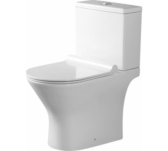 Изображение товара Унитаз-компакт безободковый Agger сиденье с микролифтом AT07000