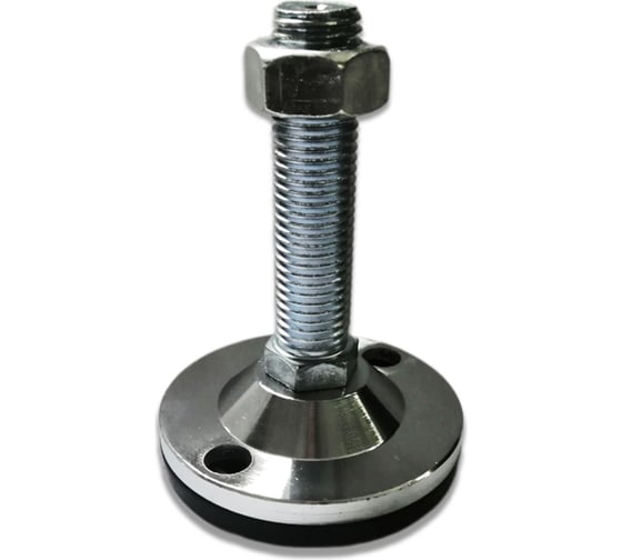 Изображение товара Опора винтовая регулируемая UnitMC 100хМ24х100, основание сталь, винт сталь 400204 100хМ24х100