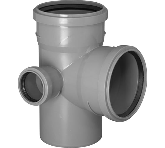 Изображение товара Крестовина внутренней канализации TEBO ПП, 110х110х50 мм, 87.5 гр, двухплоскостная, левая 013020645