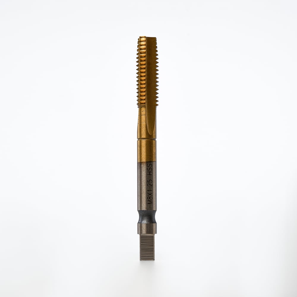 Изображение товара Метчик Advancetool М8x1,00 HSS6542 с TiN покрытием для металлов