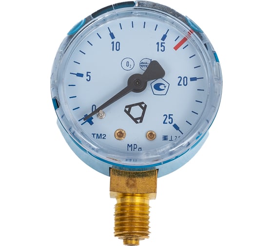 Изображение товара Манометр 50 мм, 25 Мпа, кислород ИНКО 00000027480