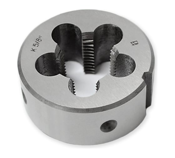 Изображение товара Плашка Русский Инструмент коническая К5/8 NPT 14Н D-55 мм dнар.резьбы-23,896 ri.127.5