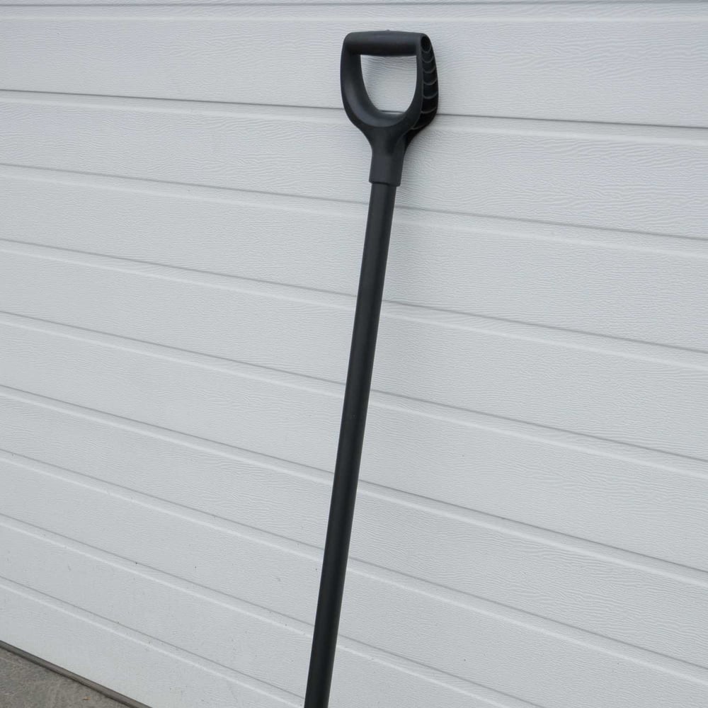 Изображение товара Алюминиевый черенок 1000 мм, V-ручка, премиум, черный/муар, сборный