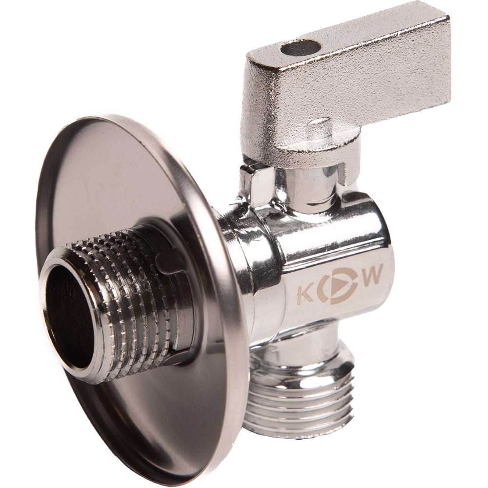 Изображение товара Шаровой кран KROMWELL угловой 1/2'' x 3/4'' для водопроводных систем