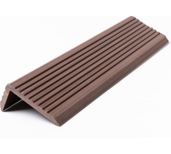 Изображение товара Уголок торцевой Некст 3 м. Экодекинг, цвет Шоколад, уп. 4 шт., 4687205730763