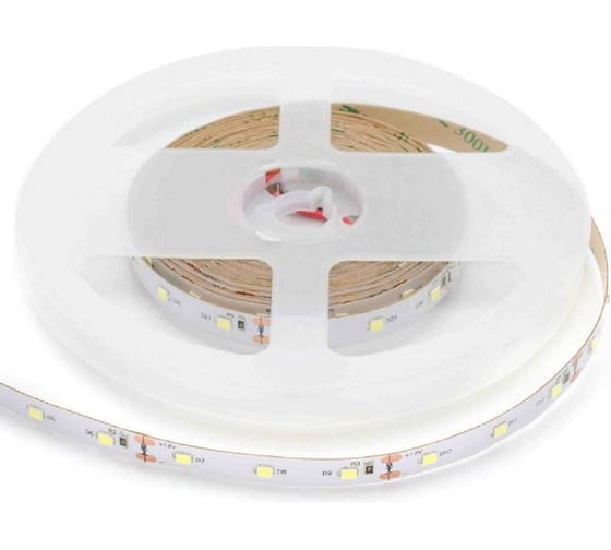 Изображение товара Светодиодная лента APEYRON 12В, 9,6Вт/м, smd2835 5м, теплый белый 54