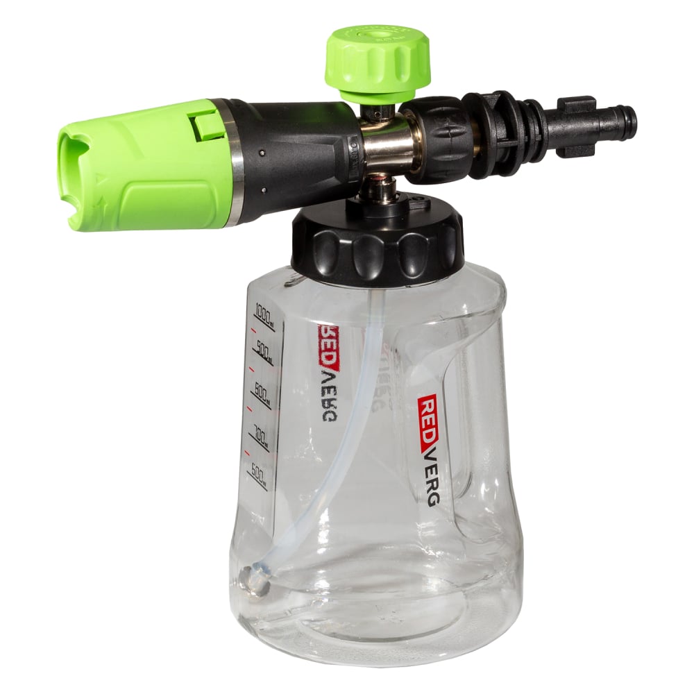 Изображение товара Пенообразователь REDVERG для моек 1000 мл с латунным фитингом