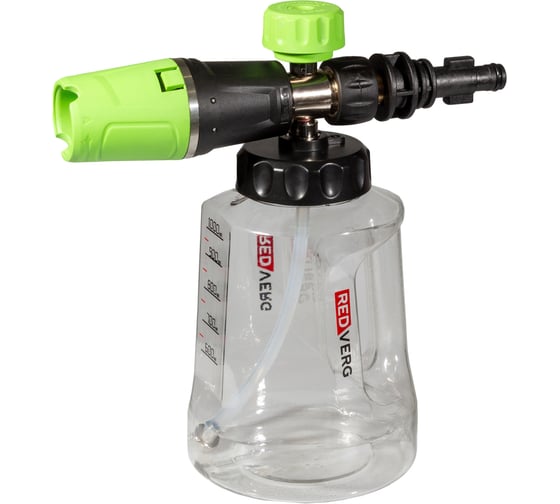 Изображение товара Пенообразователь для моек 1000 мл, латунь, 2 адаптера 860275 REDVERG 00006691389