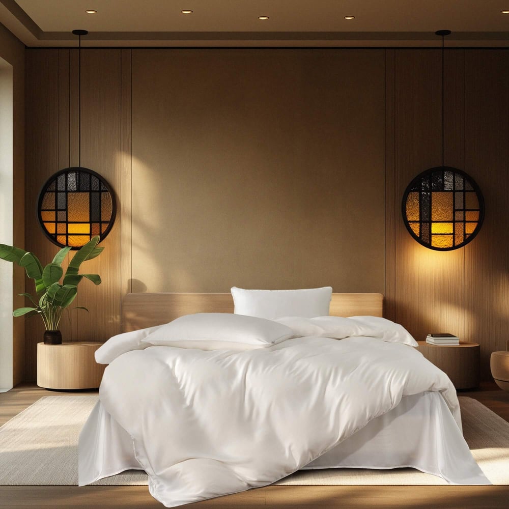 Изображение товара Комплект постельного белья Elizabeth Тенсель Евро 50х70 наволочки 2 шт молоко