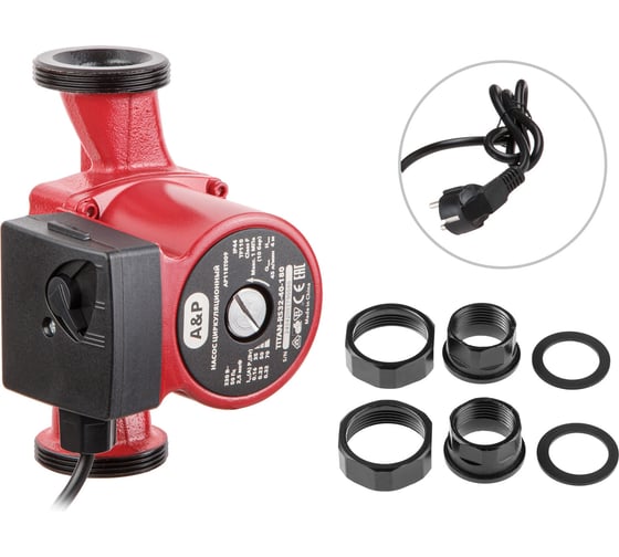 Изображение товара Насос циркуляционный A&P Titan-RS32-40-180 AP118T009