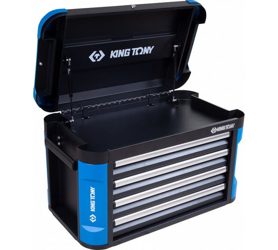 Изображение товара Инструментальный ящик KING TONY 4 ящика и отсек 87G11-4B-BK