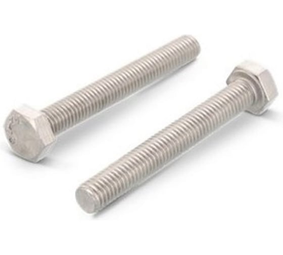 Изображение товара Болт ЦКИ DIN933, М10x45, с шестигранной головкой, 10.9, Ц, SW 17, 2 шт 4546619