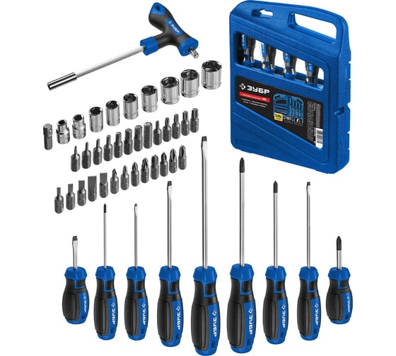 Изображение товара Набор отверток с насадками Зубр Профессионал-46 46 шт 25283-H46_z01