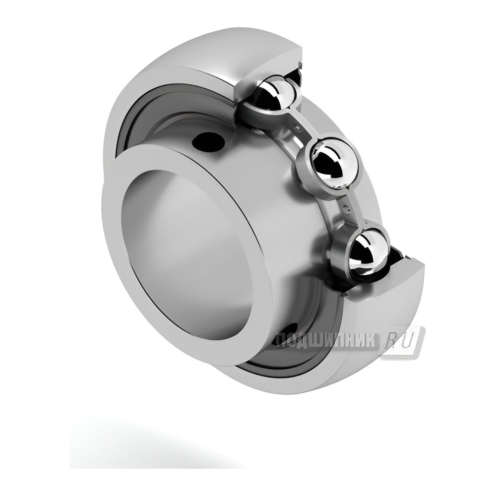 Изображение товара Подшипник BS Bearing AS206 корпусной радиальный шариковый 62x30x16 мм