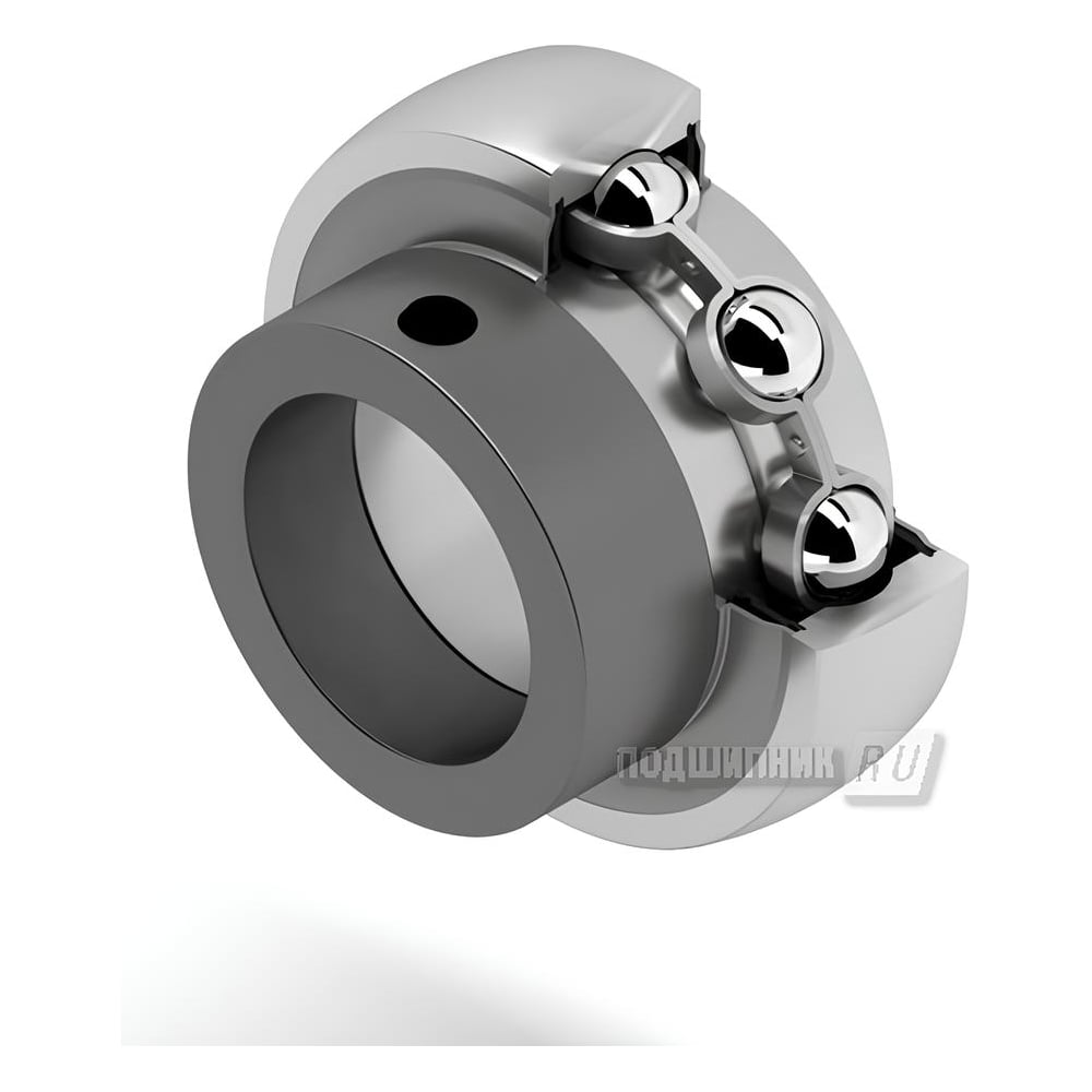Изображение товара Подшипник BS Bearing AEL206 корпусной радиальный 62x62x16 мм