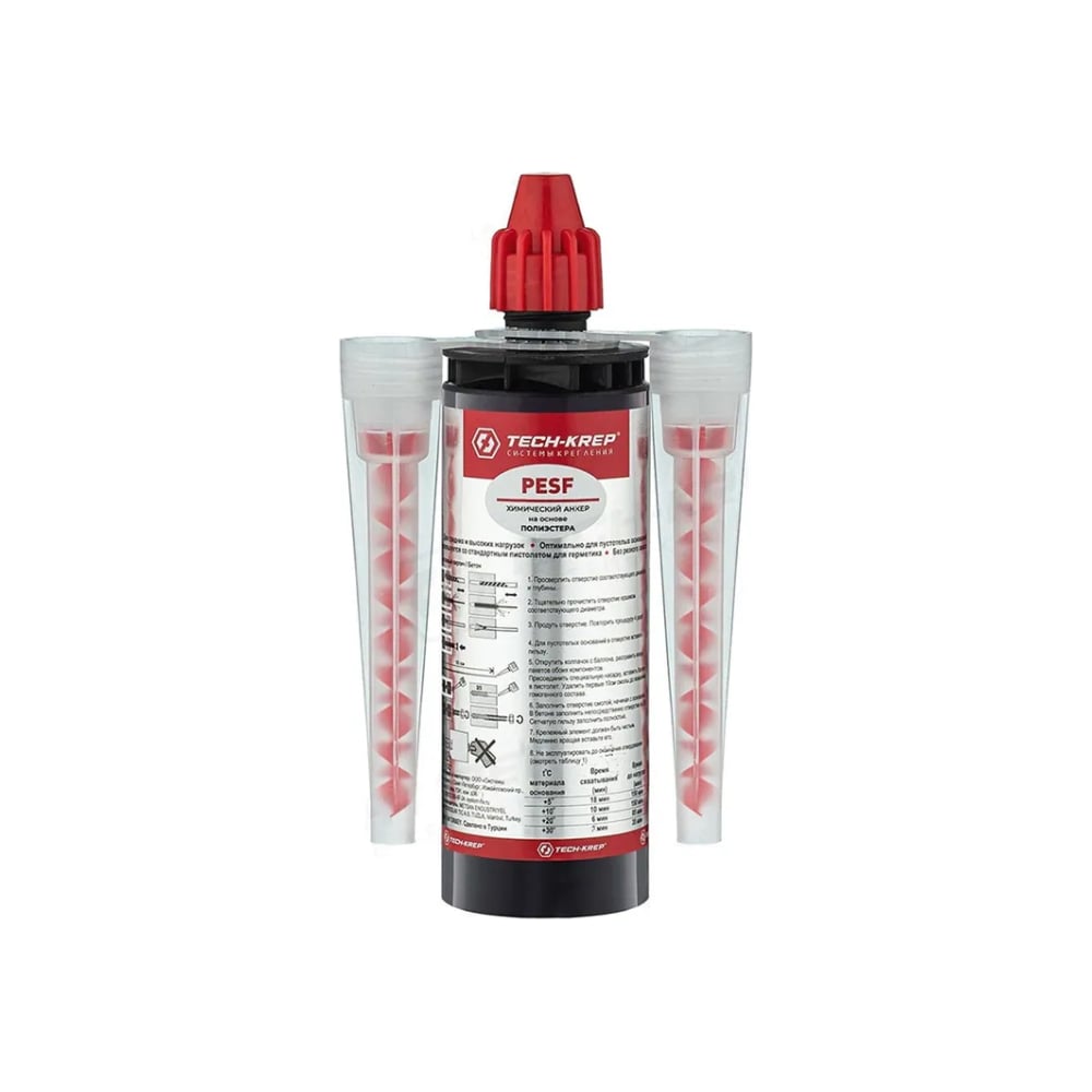 Изображение товара Химический анкер Tech-Krep PESF POLYESTER 165 мл двухкомпонентный