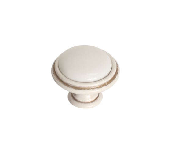 Изображение товара Ручка-кнопка Giusti, отделка золото винтаж + керамика P77.Y01.00.MT5G