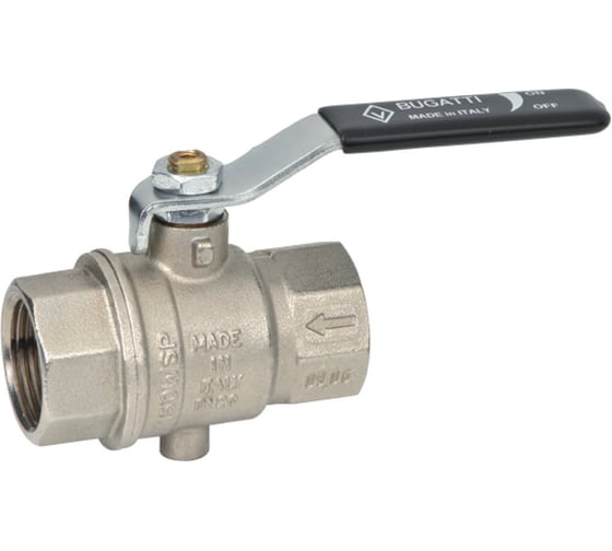 Изображение товара Шаровой кран Bugatti со сливом арт.255 Rp1/4" DN8 PN64 025502