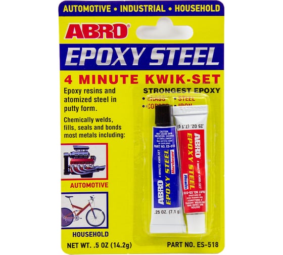 Изображение товара Клей эпоксидный высокопрочный ABRO 14.2 г ES-518