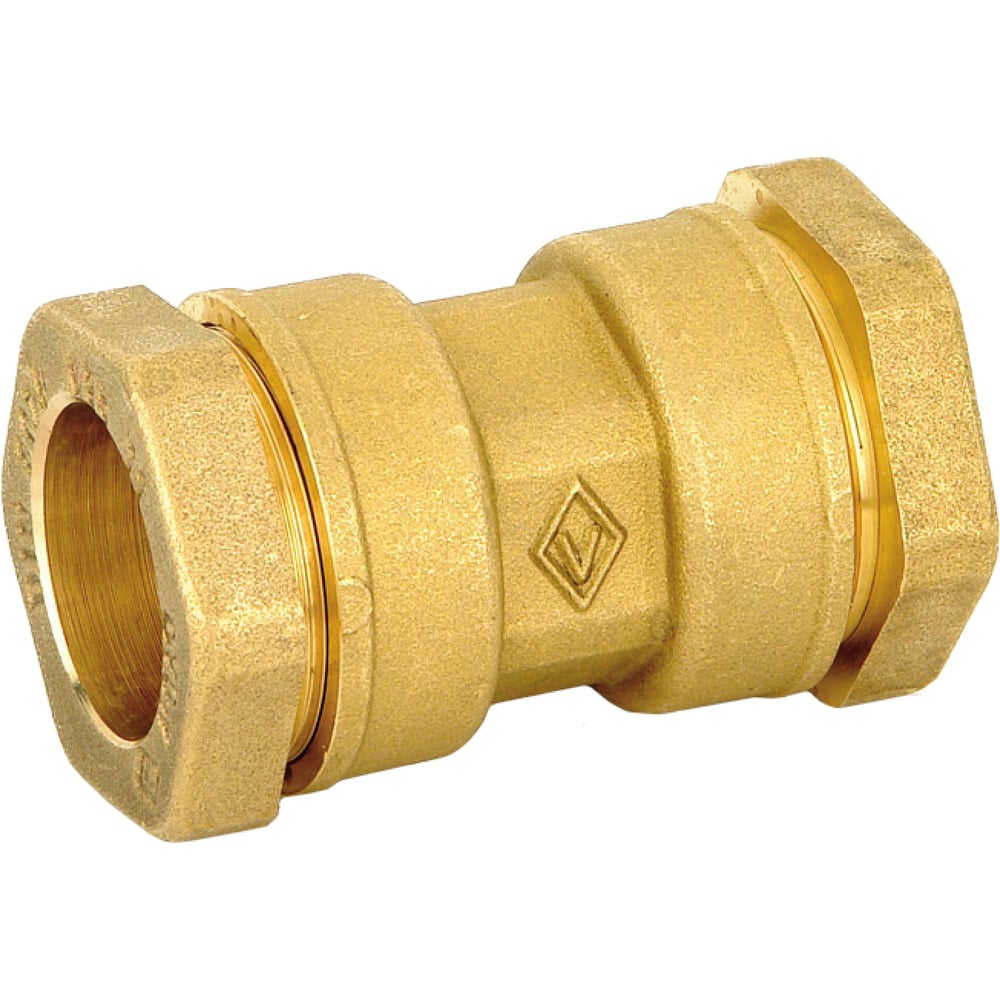 Изображение товара Муфта соединительная Bugatti 16 мм латунная арт.3015 без резьбы