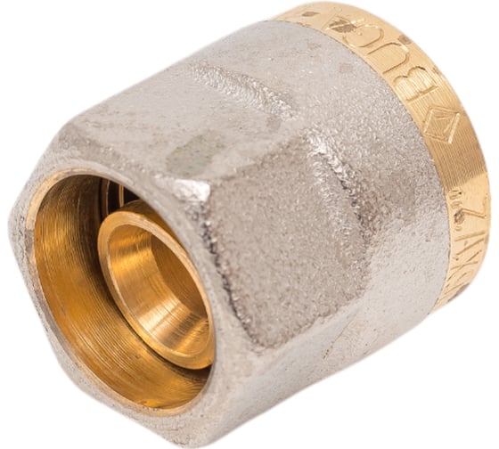 Изображение товара Соединитель в сборе для металлопластиковых труб Bugatti арт.4100 1/2_16 никел. 41000001