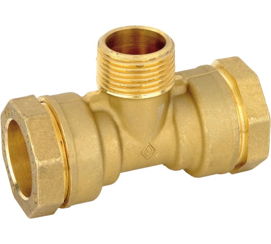 Изображение товара Тройник Bugatti с наружной резьбой арт.3020 25_3/4"_25 30200002