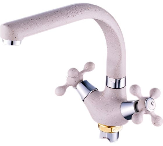 Изображение товара Смеситель для кухни ECONOCE вентильный (тип I) 230 серый EC0236