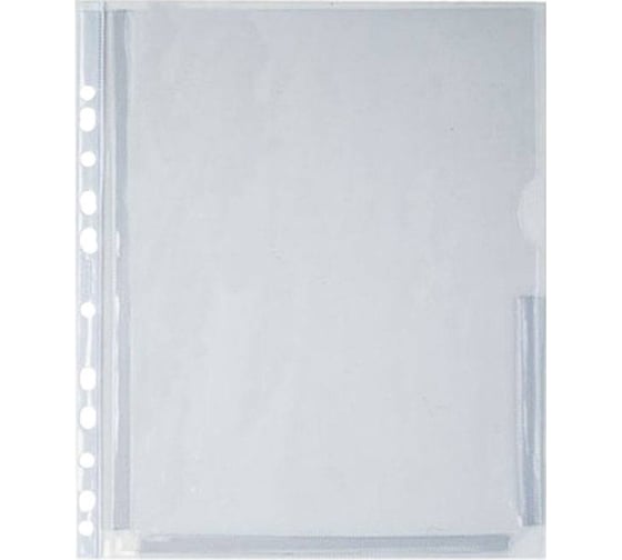 Изображение товара Вертикальные прозрачные расширяющиеся файлы INFORMAT апельсиновая корка, А4, 180 мкм, 5 шт в упаковке, 4 отверстия NK8518T