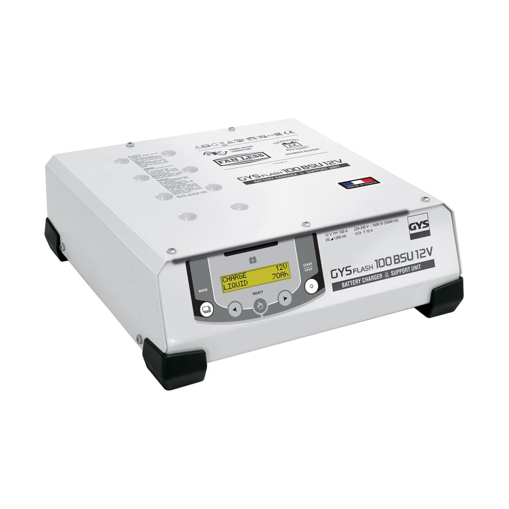 Изображение товара Зарядное устройство GYS FLASH 100 BSU 12V профессиональное авто аккумуляторов