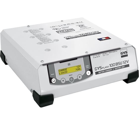Изображение товара Зарядное устройство GYS FLASH 100 BSU 12V, 5м кабель, 901834