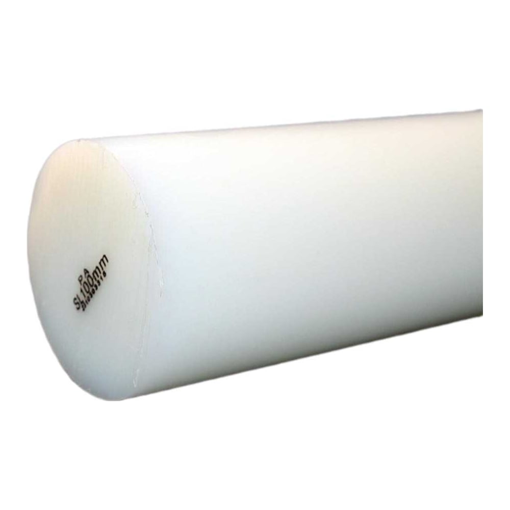 Изображение товара Капролон стержень EBF Ф 100 мм ПА-6 1000 мм белый