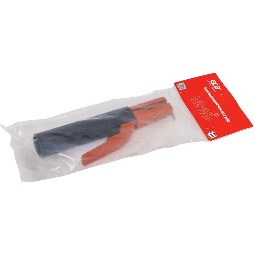 Изображение товара Электрододержатель LXEA 200А KRASS 2942001 пружинный крокодил для сварки