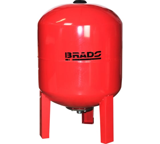 Изображение товара Гидроаккумулятор T-80V 80 л, вертикальный, сталь, 6 атм BRADO 00-00014485
