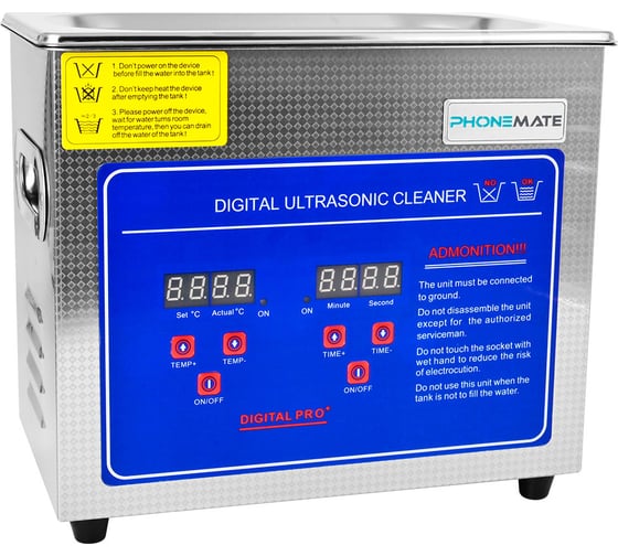 Изображение товара Ультразвуковая ванна Phonemate KZ-D3 3л с подогревом М7766388