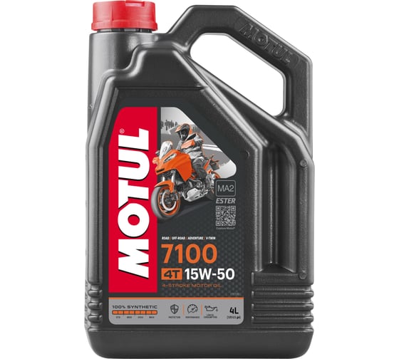 Изображение товара Моторное масло MOTUL 7100 4T 15W50 4 л 113216