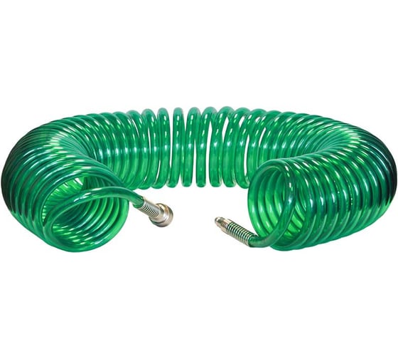 Изображение товара Шланг cпиральный PH07 полиуретан (PU), 15 м, 8/12 мм, c быстросъемным соединением SKIPER 00-00009569