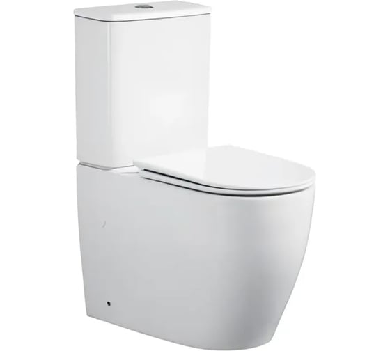 Изображение товара Унитаз-компакт напольный Cerutti SPA VINCE Tornado безободковый, сиденье с микролифтом 10373