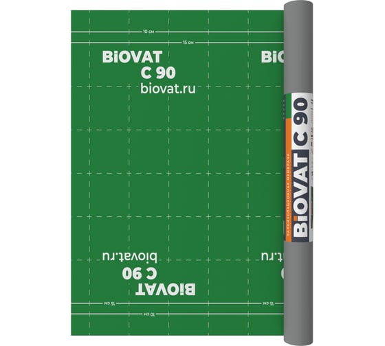 Изображение товара Пароизоляция BIOVAT С 90, 90 г/м2, 1.5x50 м, 75 м2 BV022